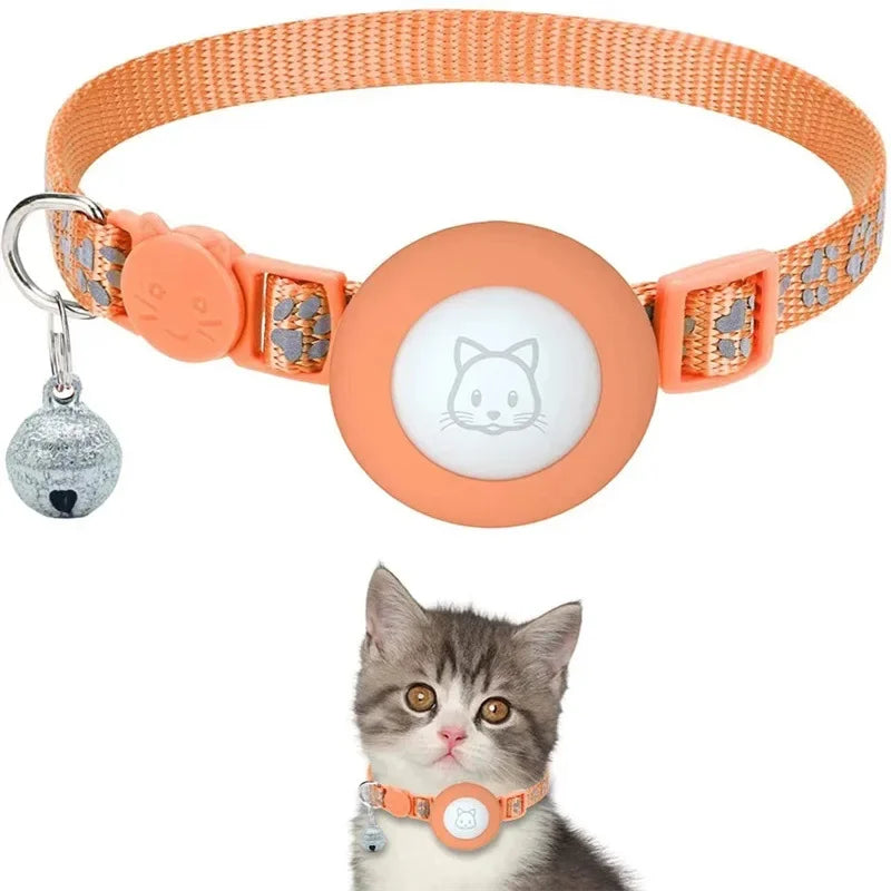 AirTag Cat Collar with Bell