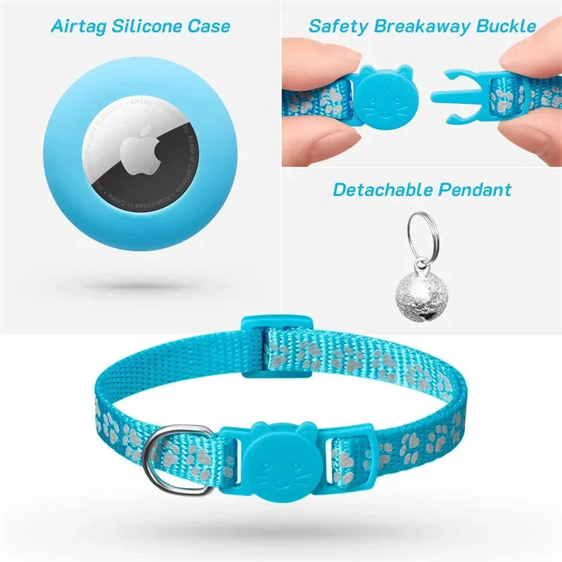 AirTag Cat Collar with Bell