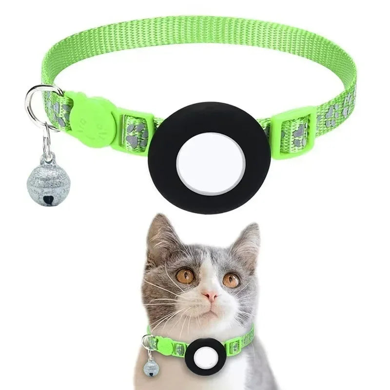 AirTag Cat Collar with Bell