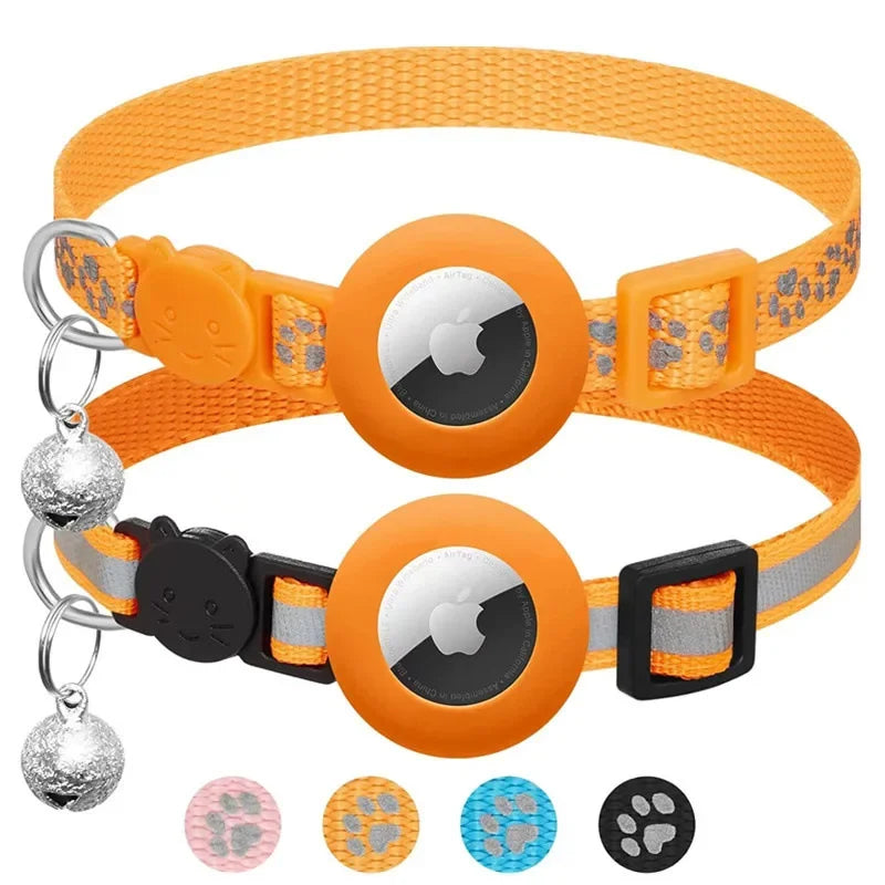 AirTag Cat Collar with Bell