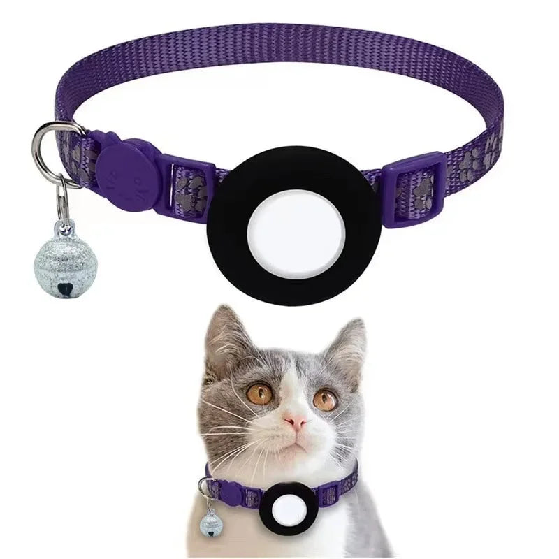 AirTag Cat Collar with Bell