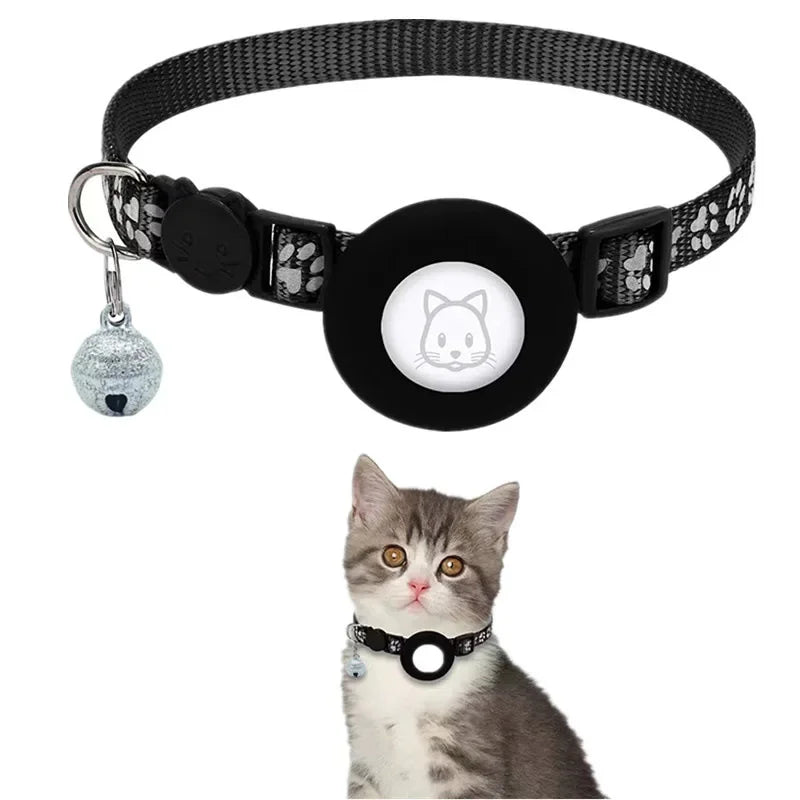 AirTag Cat Collar with Bell