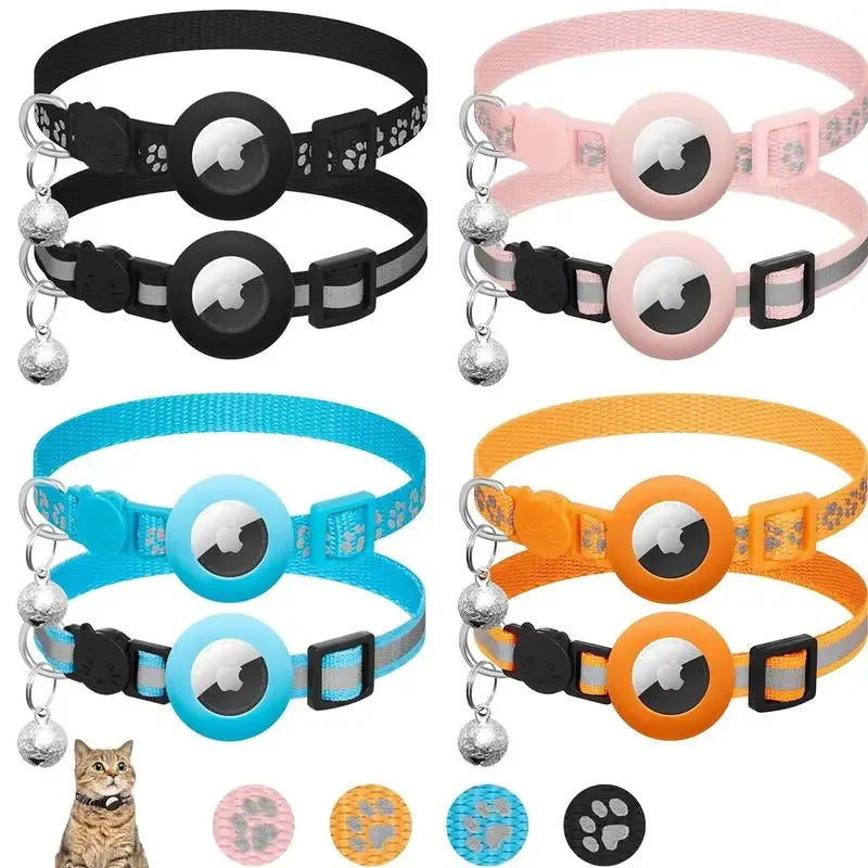AirTag Cat Collar with Bell