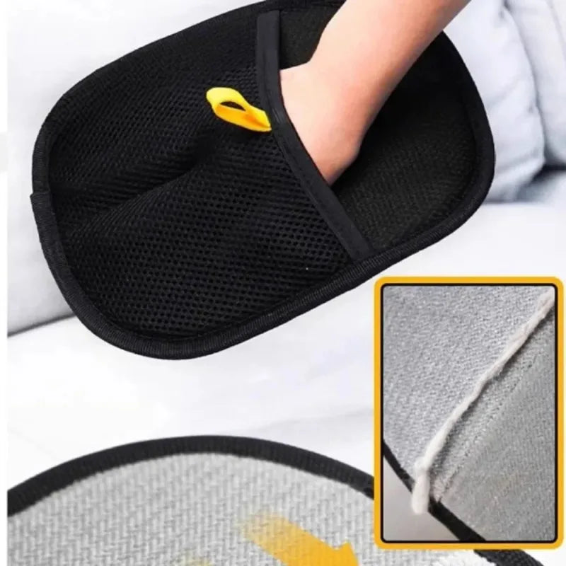 Double-Sided Pet Grooming Gloves