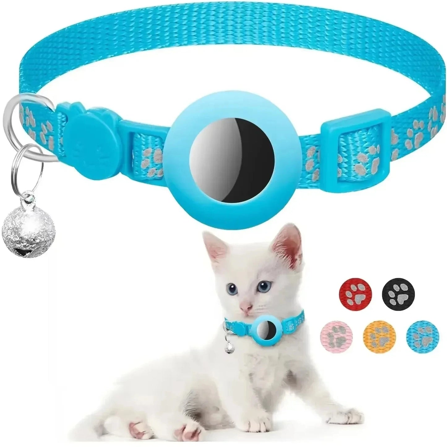 AirTag Cat Collar with Bell