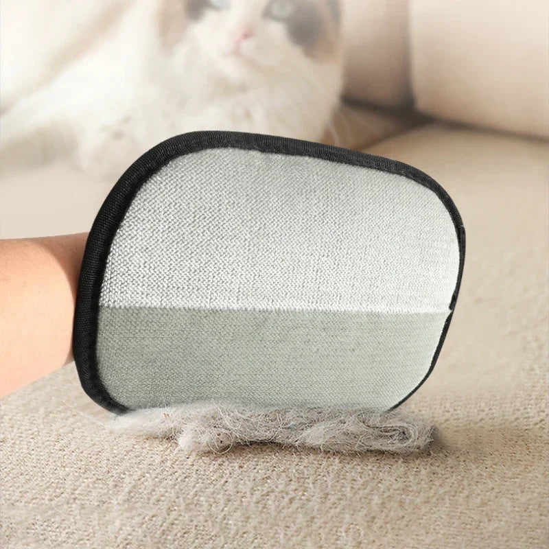 Double-Sided Pet Grooming Gloves