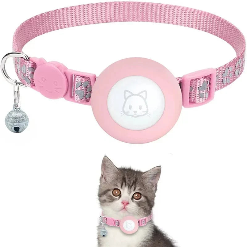 AirTag Cat Collar with Bell